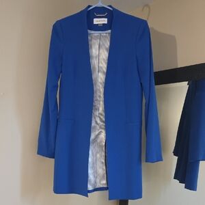 Calvin Klein Women's Vibrant Blue Blazer
